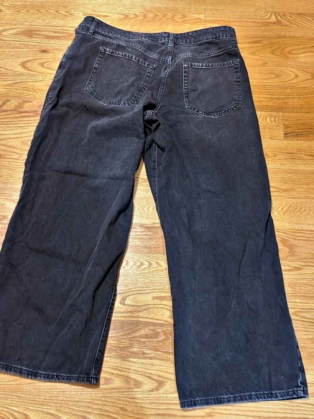 Wild Fable Wide Leg Jeans in Black Size 14 Like New